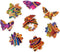 UNIDRAGON Houten Puzzel Voor Volwassenen Mandala - Onuitputtelijke Overvloed - 200 stukjes - Medium 25x25 cm