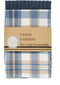 Ten Cate Theedoeken en Keukendoeken Set - Theedoeken en Handdoeken Set - Keukenset Theedoeken en Keukendoek - Keukendoek - Theedoek - 1x Keukendoek 50x50 cm - 1x Theedoek 60x65 cm - Katoen - Donkerblauw