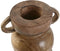Vaas Home ESPRIT Wit Bruin Mangohout Koloniaal 16 x 10 x 23 cm
