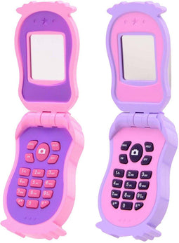 Prinsessen Meidentelefoon - Klapbare telefoon met licht en geluid - Roze