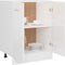 vidaXL - Onderkast - Lyon - 60x46x81,5 - cm - bewerkt - hout - hoogglans - wit