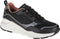 Skechers Rovina - Dames Sneakers - Air-Cooled Memory Foam - Zwart - Maat 39