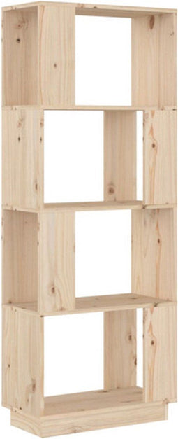 vidaXL - Boekenkast/kamerscherm - 51x25x132 - cm - massief - grenenhout