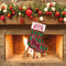 Kerstsok santa's favourite cat ruit groen / rood / wit