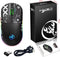 HXSJ T90 - Draadloze Gaming Muis - 2.4G Bluetooth - Stille Mute - RGB Verlichting - Zwart