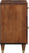vidaXL - Nachtkastje - 50x33x60 - cm - Massief - Mangohout