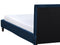 Bedrok Fluweel FITOU 180 x 200 cm Donkerblauw