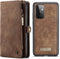 Caseme - vintage 2 in 1 portemonnee hoes - Geschikt voor Samsung Galaxy A72 - Bruin