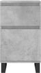vidaXL - Dressoir - 40x35x70 - cm - bewerkt - hout - betongrijs