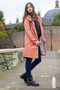 Ralka Mizzle - Regenjas Dames - Waterdicht 3000 mm - Roze/Wit - Maat 42