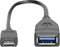 Digitus USB-kabel USB-C stekker, USB-A bus 0.15 m Zwart DB-300315-001-S