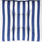 vidaXL - Palletkussen - gestreept - 80x80x12 - cm - stof - blauw - en - wit