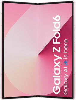 Samsung Galaxy Z Fold6 - Smartphone - 1TB opslag Snapdragon 8 Gen 3 - Roze