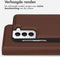 Accezz Samsung Galaxy S21 - 2 in 1 Wallet Bookcase - Uitneembare backcover - Bruin