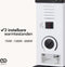 Infinity Goods INF2365 - Elektrische Convector Kachel - 750/1500/2000W - Verstelbare Thermostaat - Wit/Zwart