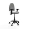 Piqueras y Crespo B2D01RP - Bureaustoel - Hoogteverstelbaar met armleuning - Lichtgrijs