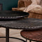Salontafel set modern - Salontafel Kris - Salontafels aluminium 70 cm