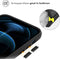 iMoshion Hoesje Geschikt voor iPhone 12 Pro / 12 Hoesje Shockproof - iMoshion Rugged Hybrid Carbon Case - Zwart