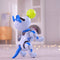Gear2Play Robo Raff - Interactieve robothond - LED ogen - Dansen en stunts uitvoeren - Wit/blauw