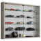 Vitrinekast wandvitrine Mandosa L Grijs beton Look