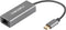 Natec Cricket - USB-C Adapter - RJ45 1Gbps - Grijs
