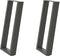 vidaXL - Console - tafelpoten - 2st - U-vormig - 28x(72-73)cm - staal - antraciet