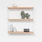 Tomado - Wandrek - Hout & Wit - Boekenrek - 70x21x68cm - Uitbreidbaar