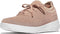 FitFlop Super-Q JH9 - Slip-On Sneakers - 360° Comfort - Beige Buff/Rose Goud