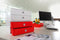 HAN smart-box - ALLISON - 2 lades - stapelbaar - wit/limoen groen - HA-1120-80