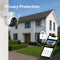 Calex Smart PTZ Camera 2K - Beveiligingscamera voor Buiten - Pan Tilt Bewegingsdetectie Nachtzicht Tweeweg Audio Wit
