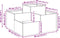 vidaXL - Tuinplantbak - 80x80x48 - cm - Zwart - Staal