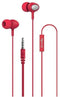Celly UP500 - In-Ear Oordopjes - Handsfree bellen - Rood