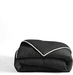 Sleeptime 2 in 1 Omkeerbare Dekbed - Dekbed zonder Overtrek - 200x200 - Zwart