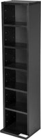 Tectake® CD Rek Juliana - CD/DVD Rek - Opslag voor 102 CD's - 90 x 21 x 20 cm - Zwart