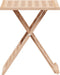 vidaXL - Opvouwbare - Salontafel - 33x33x40,5 - cm - Massief - Hout - Walnoot