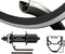 Kgs Achterwiel 28 inch (622) stratos zwart/zilver centerlock 8-10s