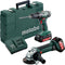Metabo Comboset 2.4.3 - Accu boor-/schroefmachine BS 18 & haakse slijper W 18 LTX - 2 accu's (1 x 2.0Ah + 1 x 4.0Ah) in koffer