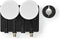 Nedis SLNBTM43BK - LNB downconverter - Twin monoblock 4.3 - Zwart