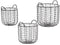 Zwarte Mand Metaal (3 Stuks)