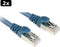 2x Sharkoon 1.5m Cat.6 S/FTP netwerkkabel 1,5 m Cat6 S/FTP (S-STP) Blauw