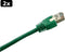 2x Sharkoon 4044951014378 3m Cat5e SF/UTP (S-FTP) Groen netwerkkabel