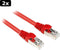 2x Sharkoon 4044951014903 - Cat 6 STP-kabel - RJ45 - 0.5 m - Grijs
