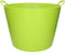 2x stuks flexibele kuip emmer/wasmand rond fel groen 43 liter - Opbergmanden