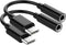 2x USB C naar 3.5mm Jack Adapter - Audiojack naar USB-C - Audiojack 3.5 - Audio Jack USB-C - Audio Jack Kabel - Zwart
