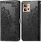 iMoshion Hoesje Geschikt voor Motorola Edge 30 Fusion Hoesje Met Pasjeshouder - iMoshion Mandala Bookcase - Zwart