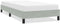 vidaXL - Bedframe - zonder - matras - 80x220 - cm - fluweel - lichtgrijs