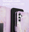iMoshion Hoesje Geschikt voor Samsung Galaxy A54 (5G) Hoesje Met Pasjeshouder - iMoshion Design Bookcase smartphone - Paars / Purple Marble