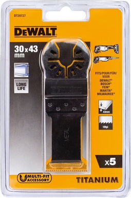 DeWalt DT20727-QZ - Metaalzaagblad - Titanium (long-life) - 43x31 mm