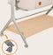 Lionelo Leonie Plus - Co-Sleeper 3 in 1 Wieg - Hoogteverstelling 6 Niveaus - Schommelfunctie - Grijs