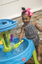 Step2 Summer Showers Splash Watertafel - Met 8 accessoires - Waterspeelgoed voor kind - Activiteitentafel met water voor de tuin / buiten